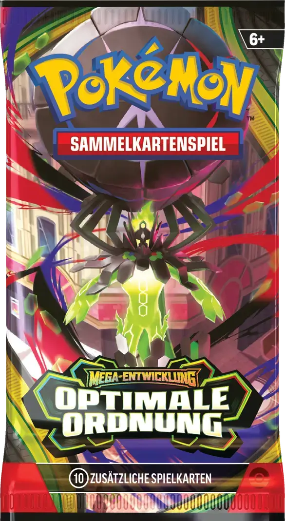Pokémon TCG Boosterpack Mega-Entwicklung Optimale Ordnung mit Mega-Zygarde in dramatischer Pose