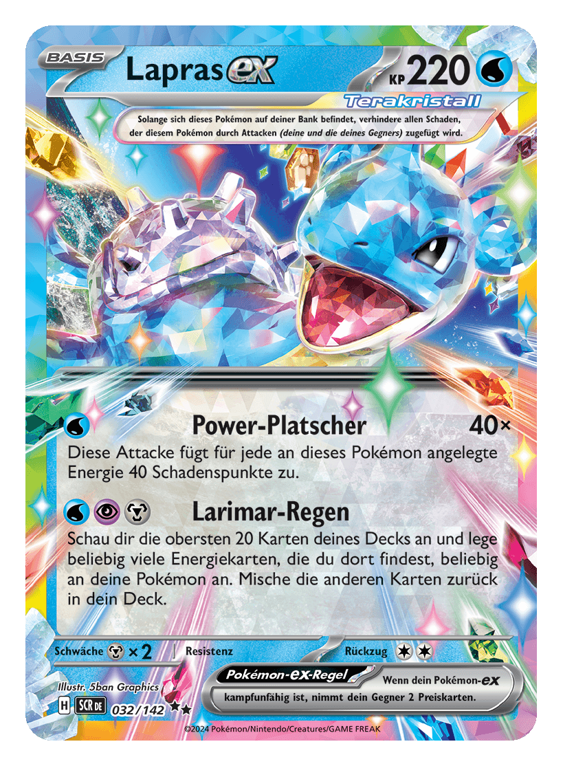 Pokémon TCG: Stellarkrone Lapras ex