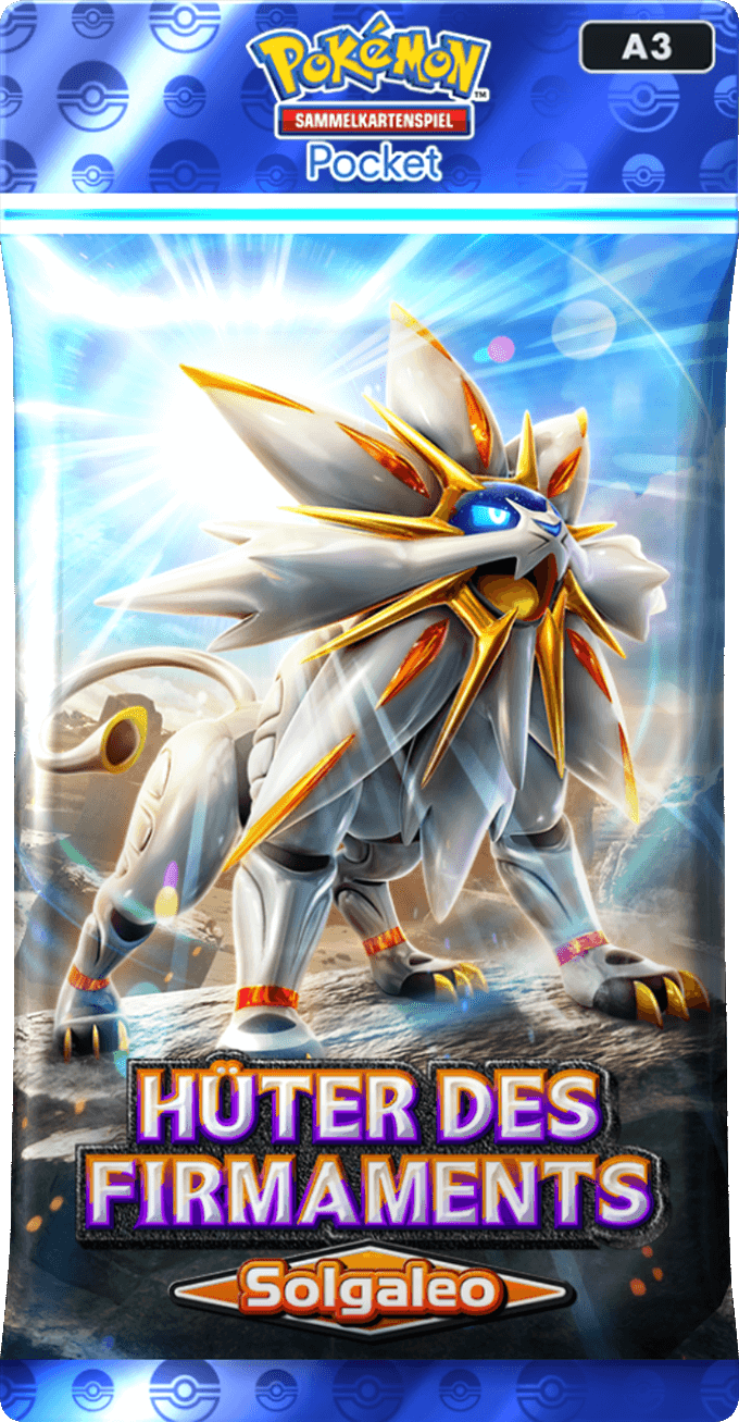Pokémon Pocket: Hüter des Firmament - Solgaleo Booster Pack