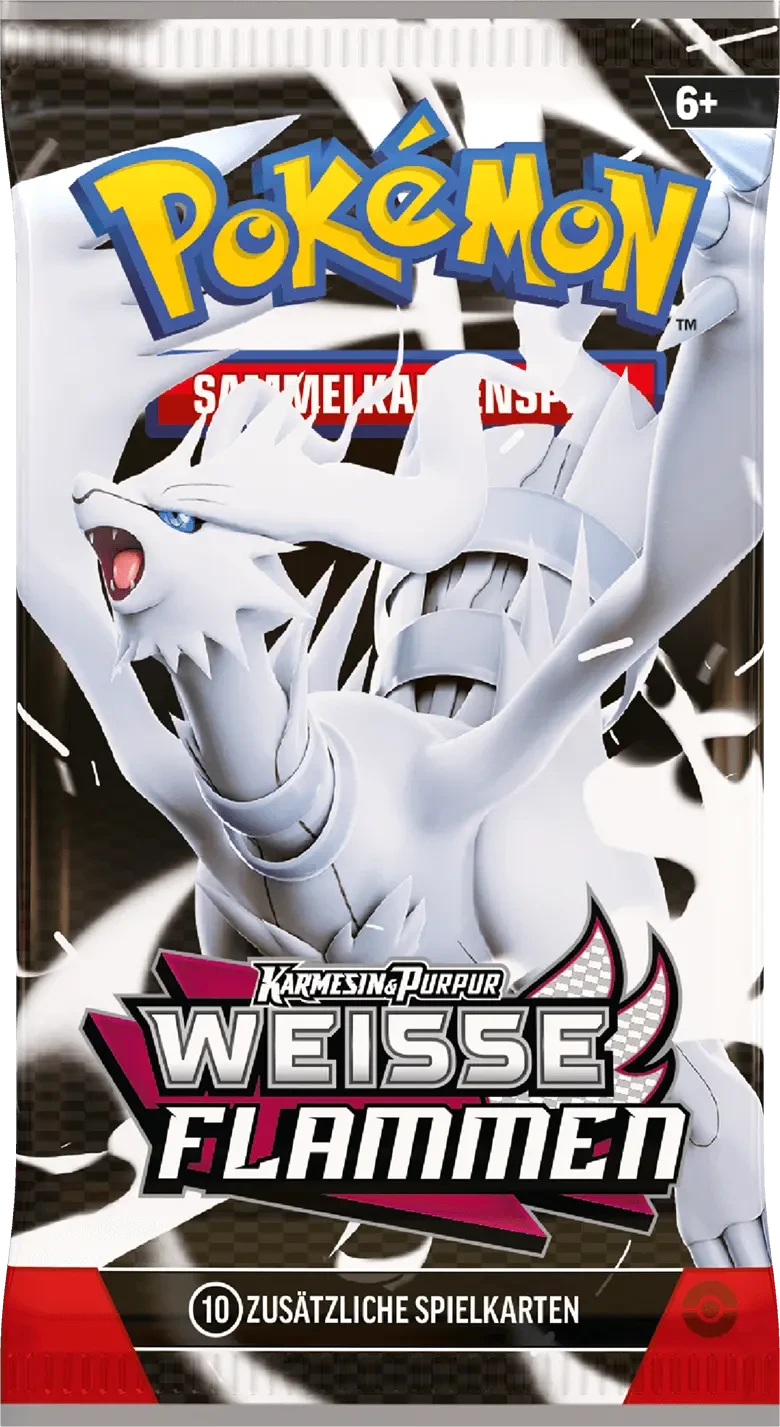 Pokémon TCG: Karmesin & Purpur Weiße Flammen Reshiram Booster