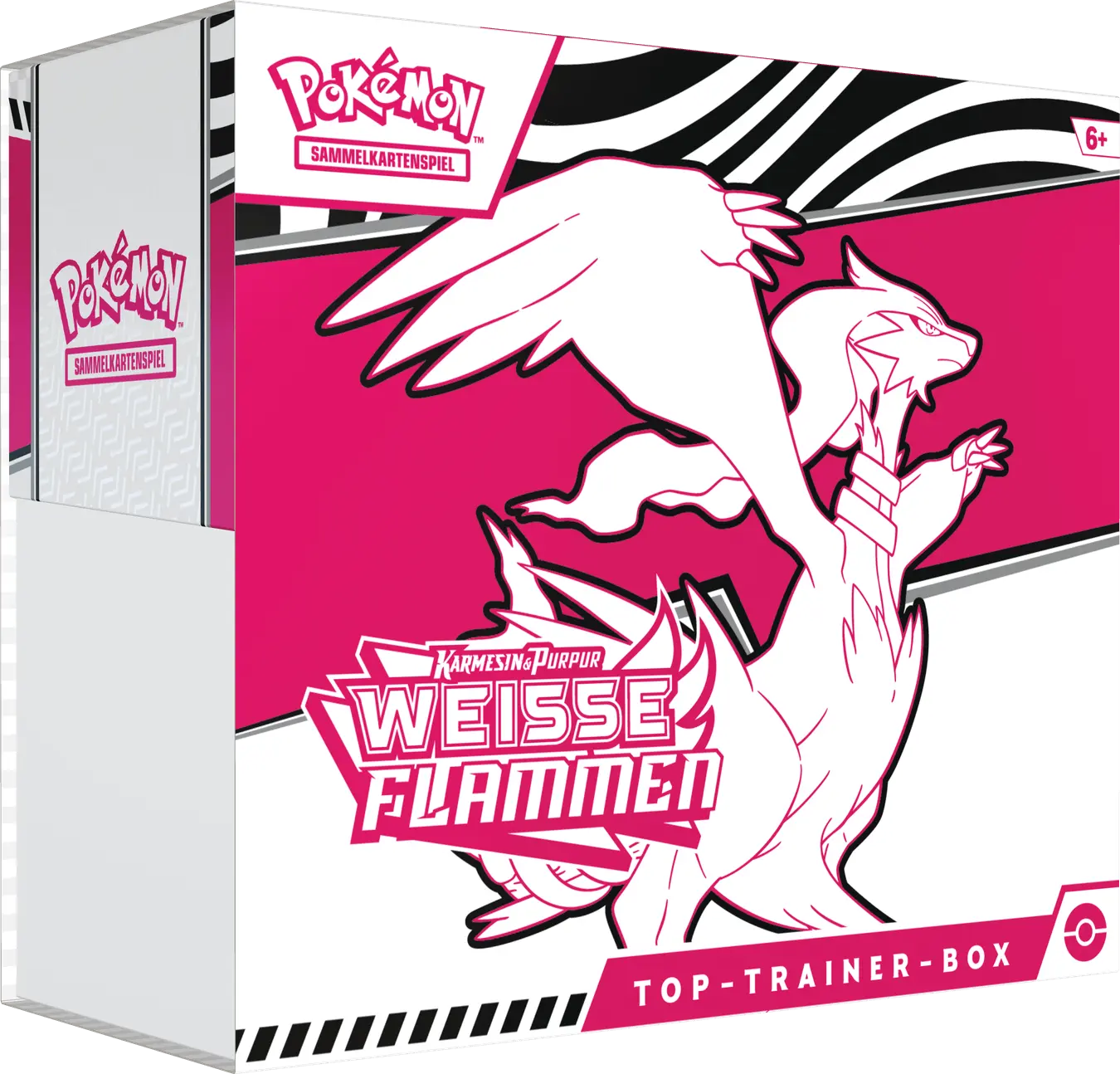 Pokémon TCG: Karmesin & Purpur Weiße Flammen Top Trainer Box