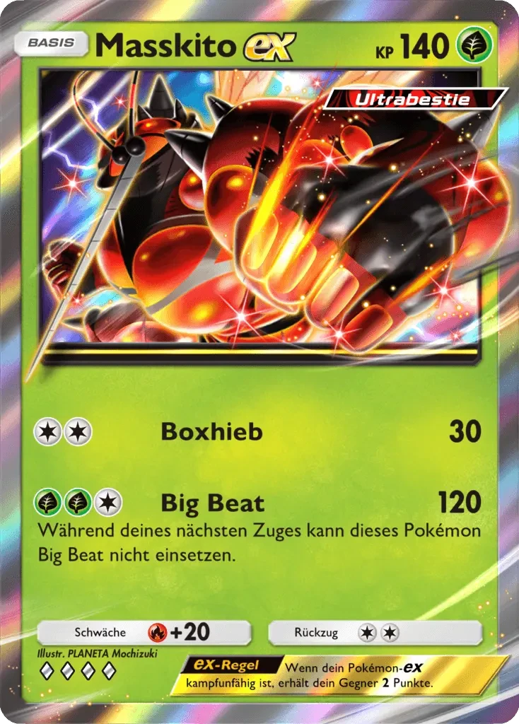 Pokémon Pocket: Dimensionale Krise - Masskito ex
