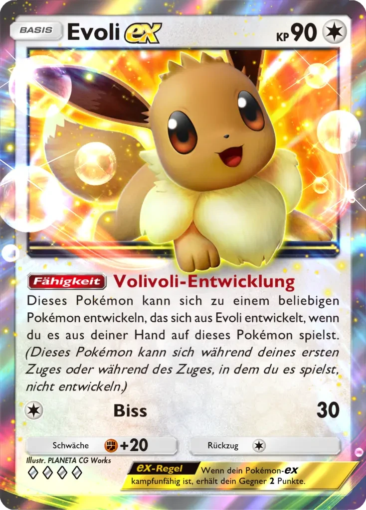 Pokémon Pocket: Evoli Hain - Evoli ex